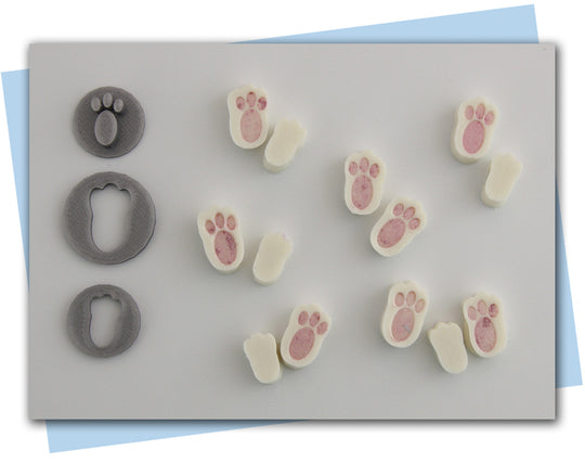 bunny foot and stamp extruder discs