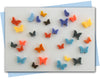 four design of butterfly soap pieces