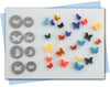 four design of butterfly extruder discs