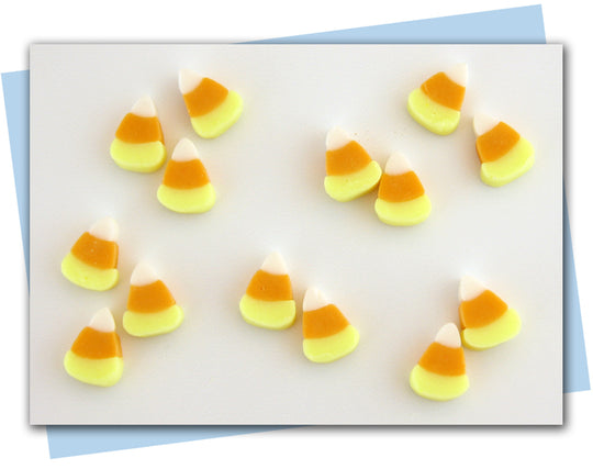 candy corn soap pieces
