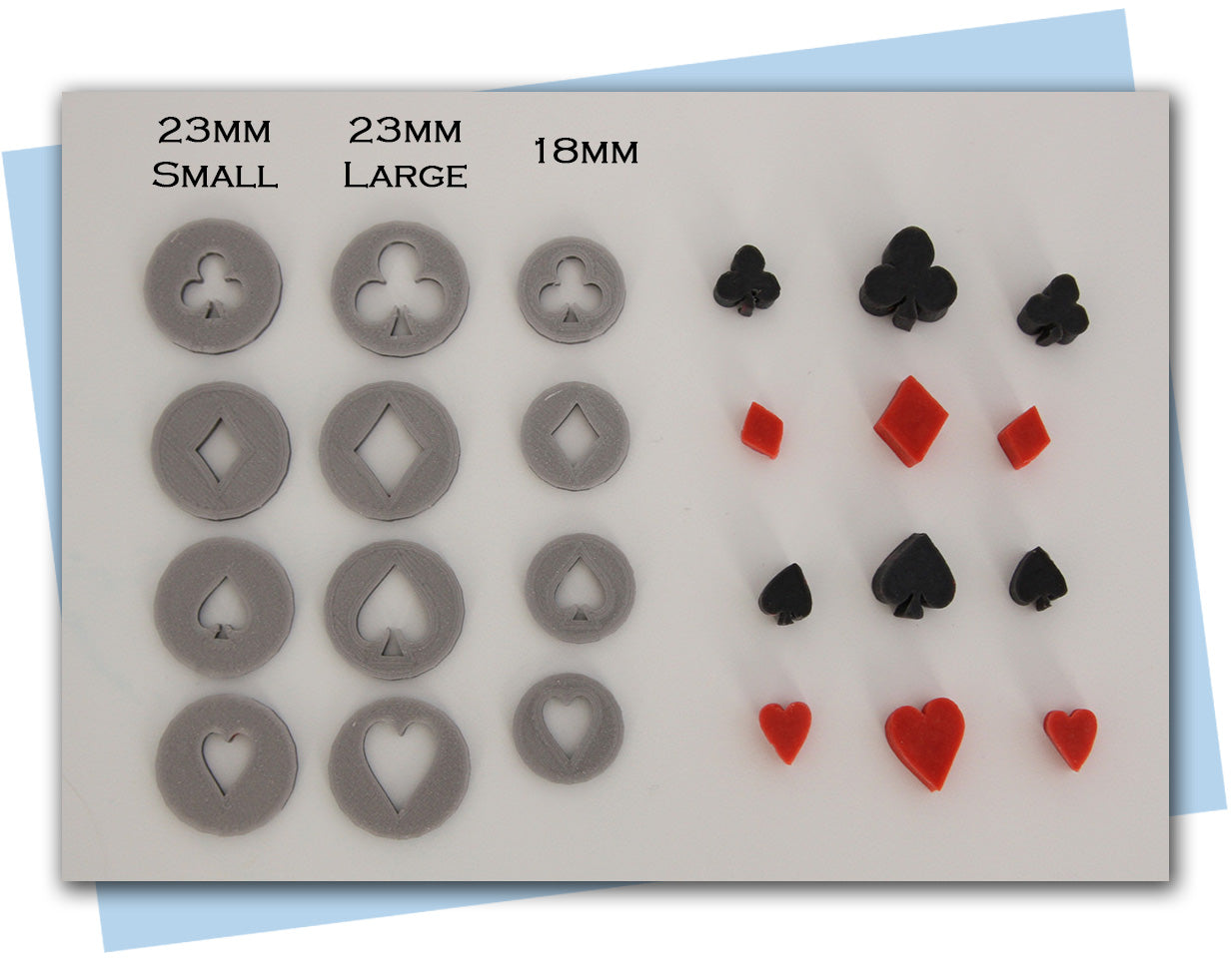 card suits extruder discs