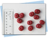 cherry soap embed pieces with ruler for size