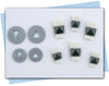 to go coffee cup extruder discs with chocolate chip