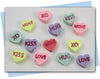 conversation hearts extruder discs soap pieces