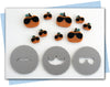 Pumpkin wearing glasses soap extruder discs