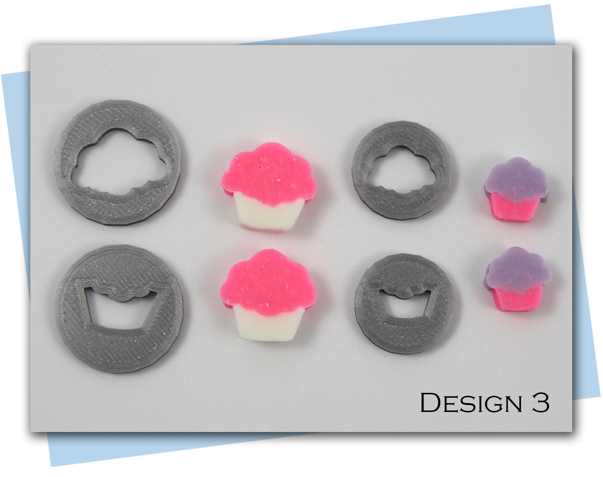 cupcake soap extruder discs design 3