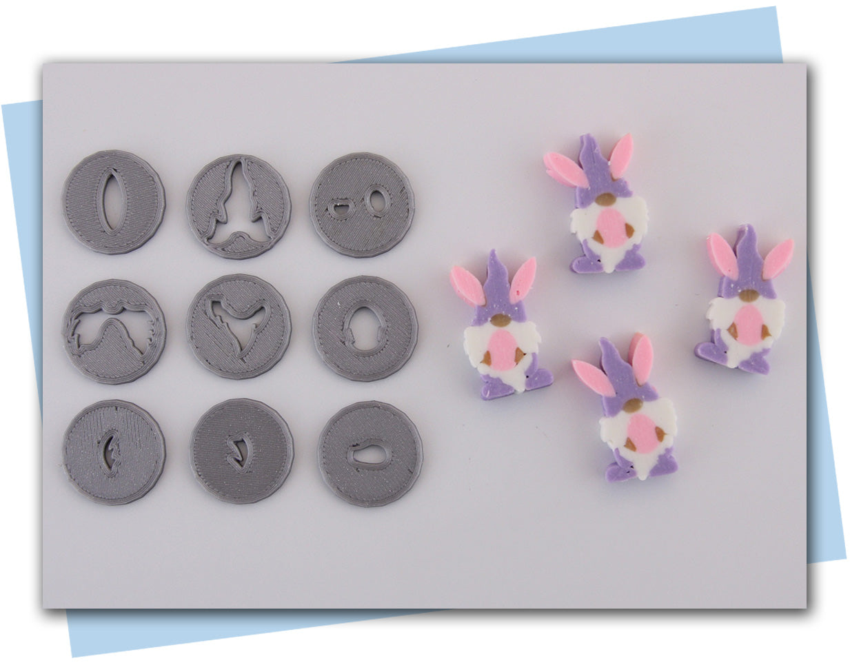 Easter Bunny Gnome disc set