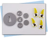 easter gnome holding bunny extruder disc set