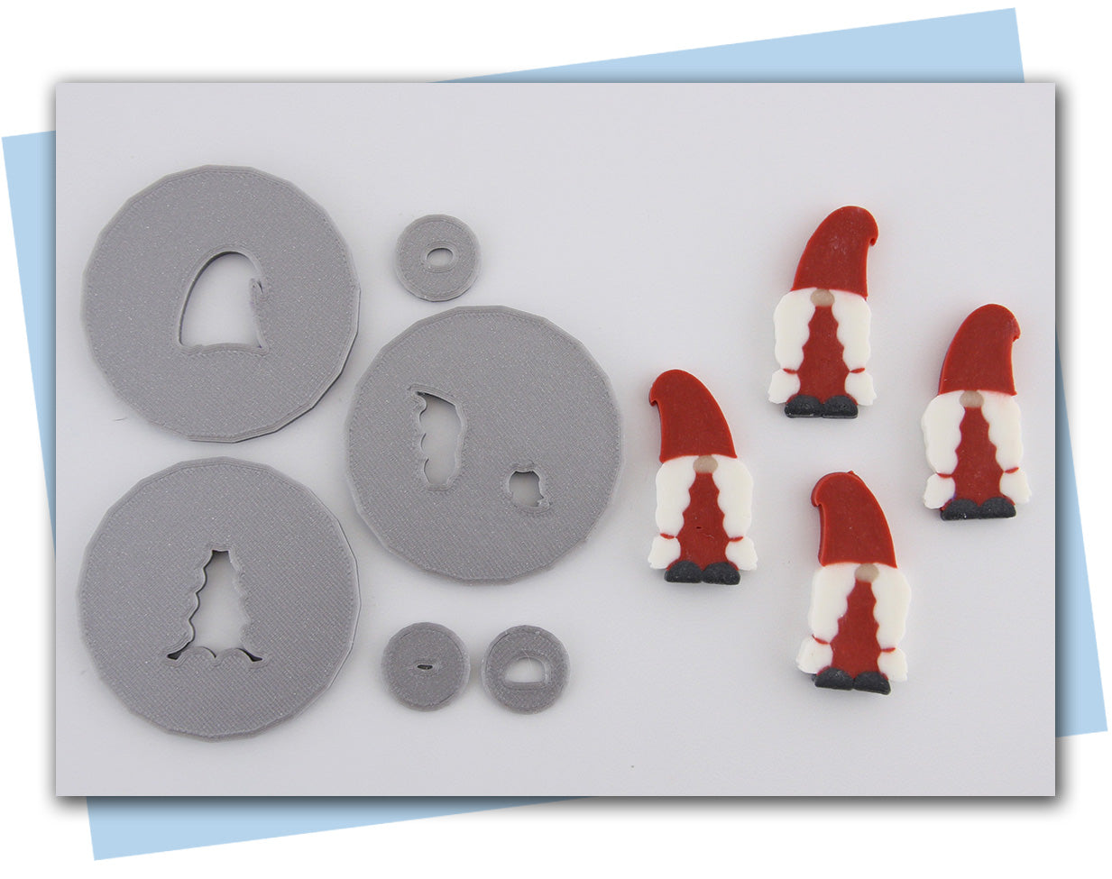 girl gnome extruder discs pieces