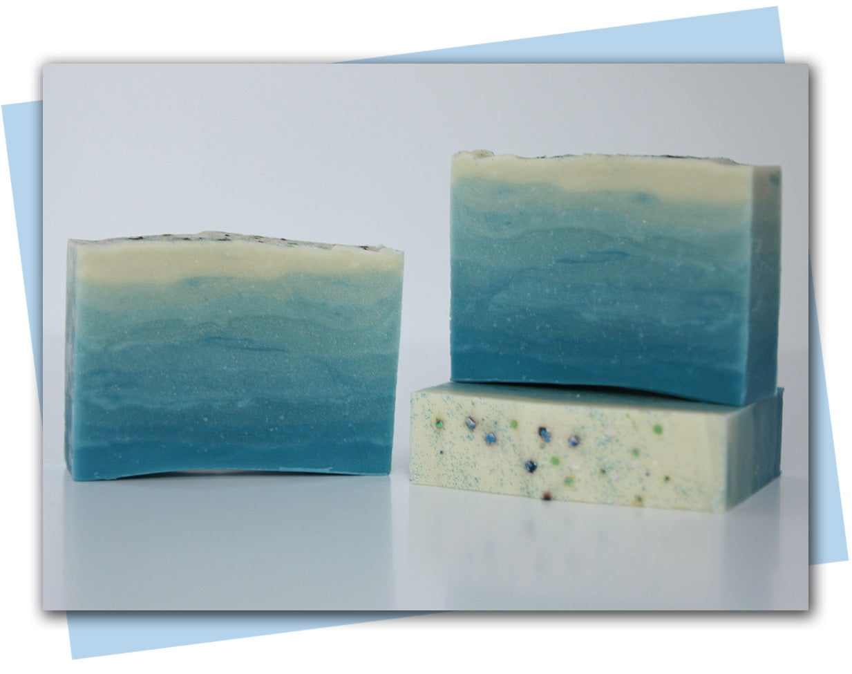 picture of soap with gradient