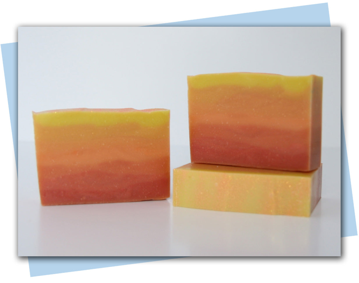 picture of soap with gradient