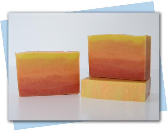 picture of soap with gradient