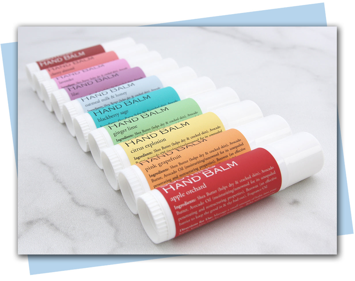 tubes of hand balms