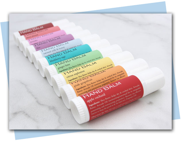 tubes of hand balms