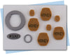 honey pot extruder discs with stamp