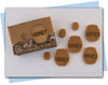 honey pot extruder discs with stamp