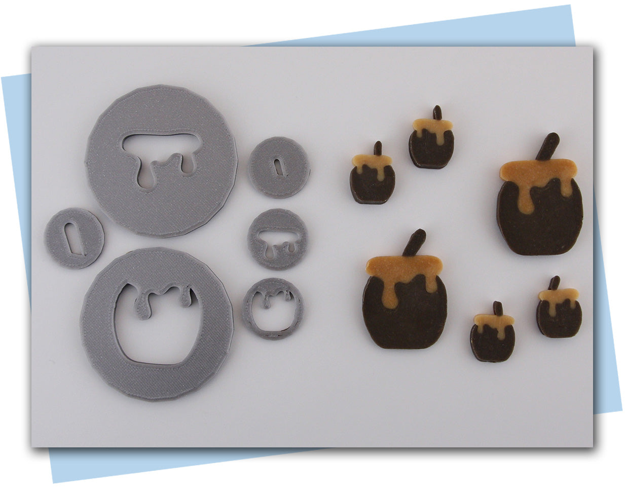 honey pot with dipper extruder discs