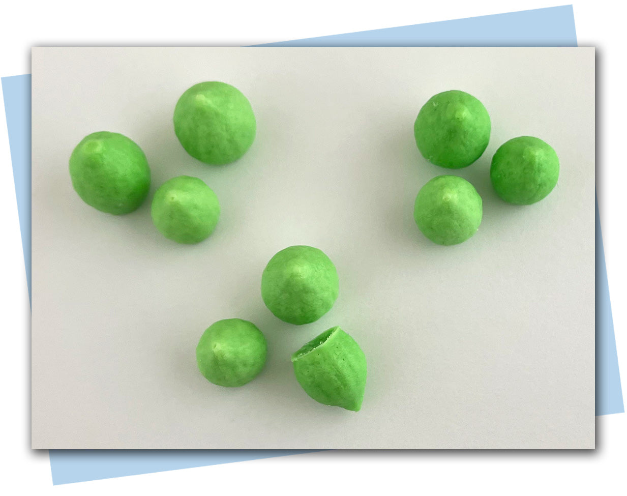 mini lime soap embeds