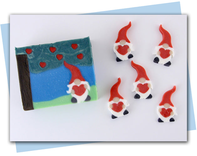 Love Gnome extruder discs with bar soap example