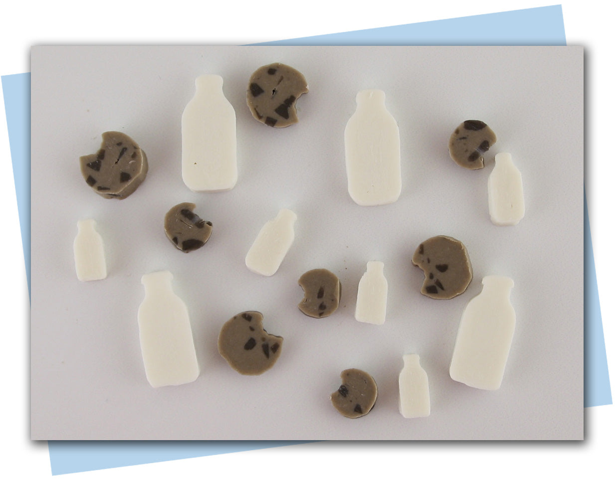 milk and cookie extruder discs and soap embeds