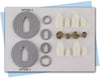 milk and cookie extruder discs and soap embeds