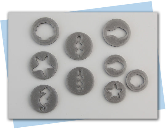 ocean themed extruder discs