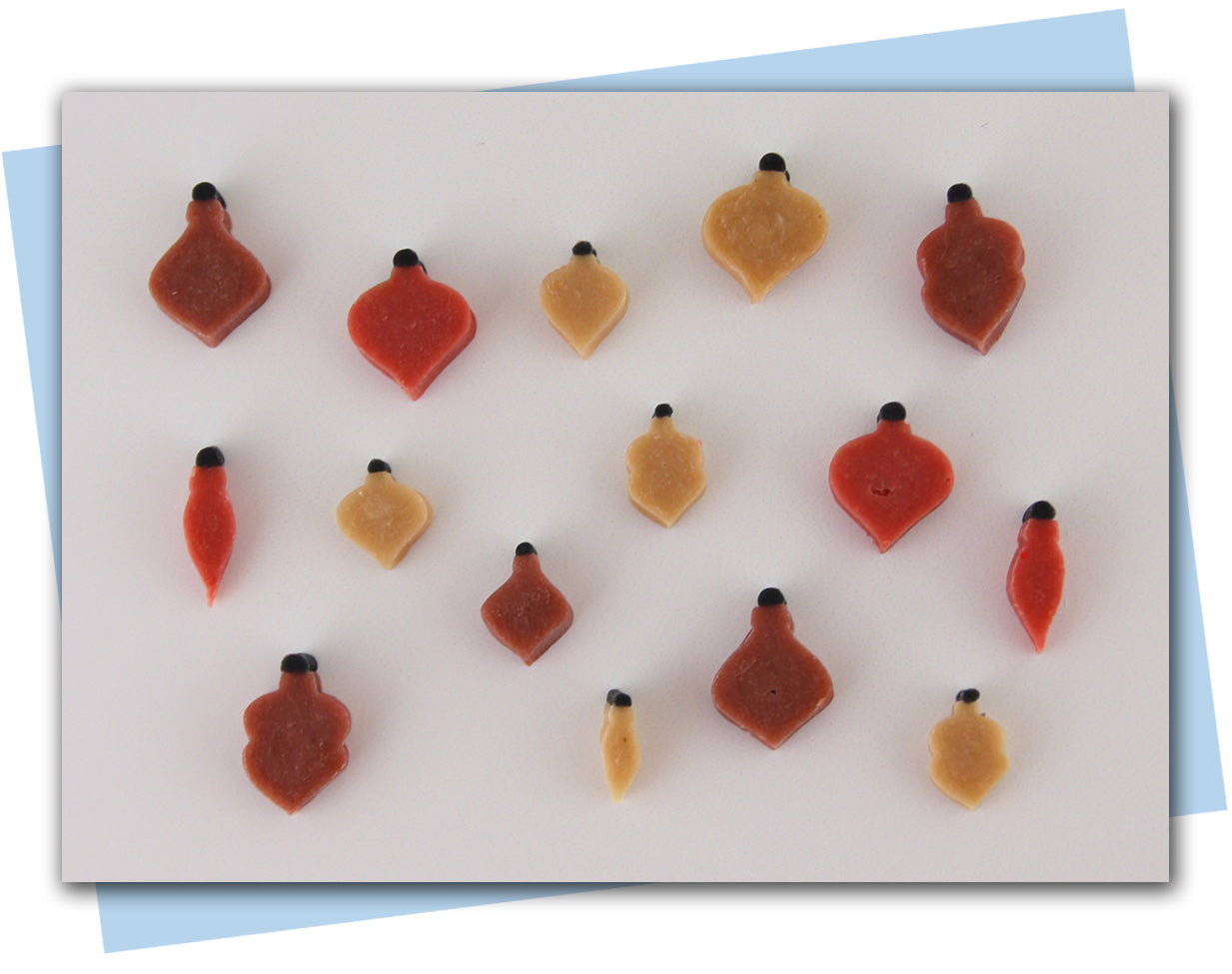 christmas ornament extruder discs soap pieces