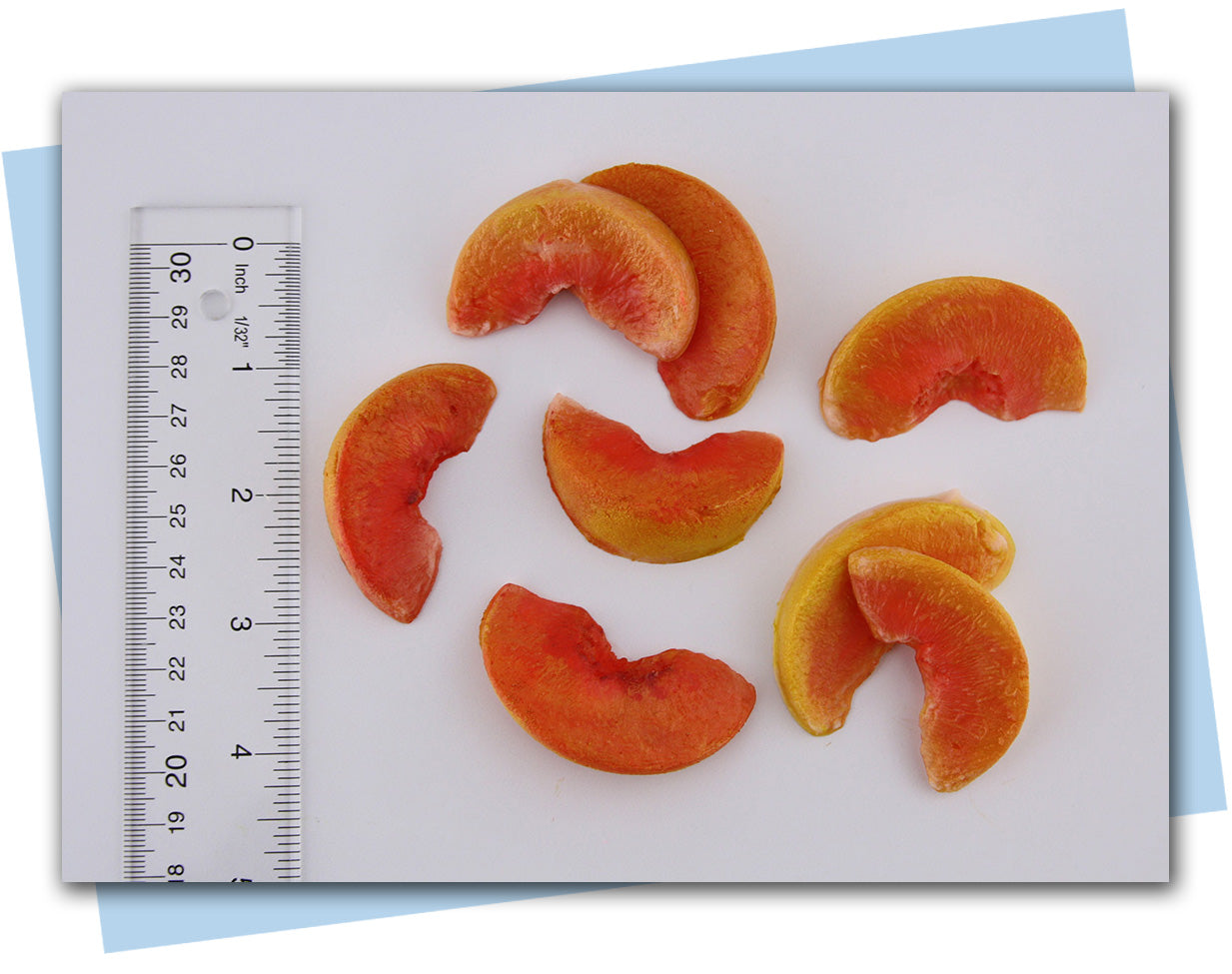 peach slice embeds