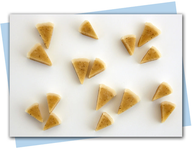 pie extruder discs soap pieces