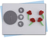 poppy flower soap embeds extruder discs large