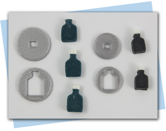 potion bottle extruder discs