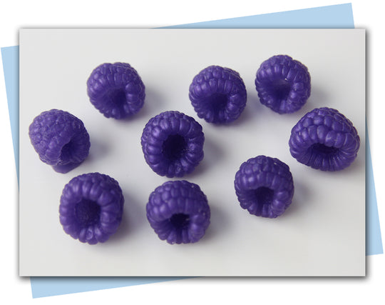 mini raspberry soap embeds