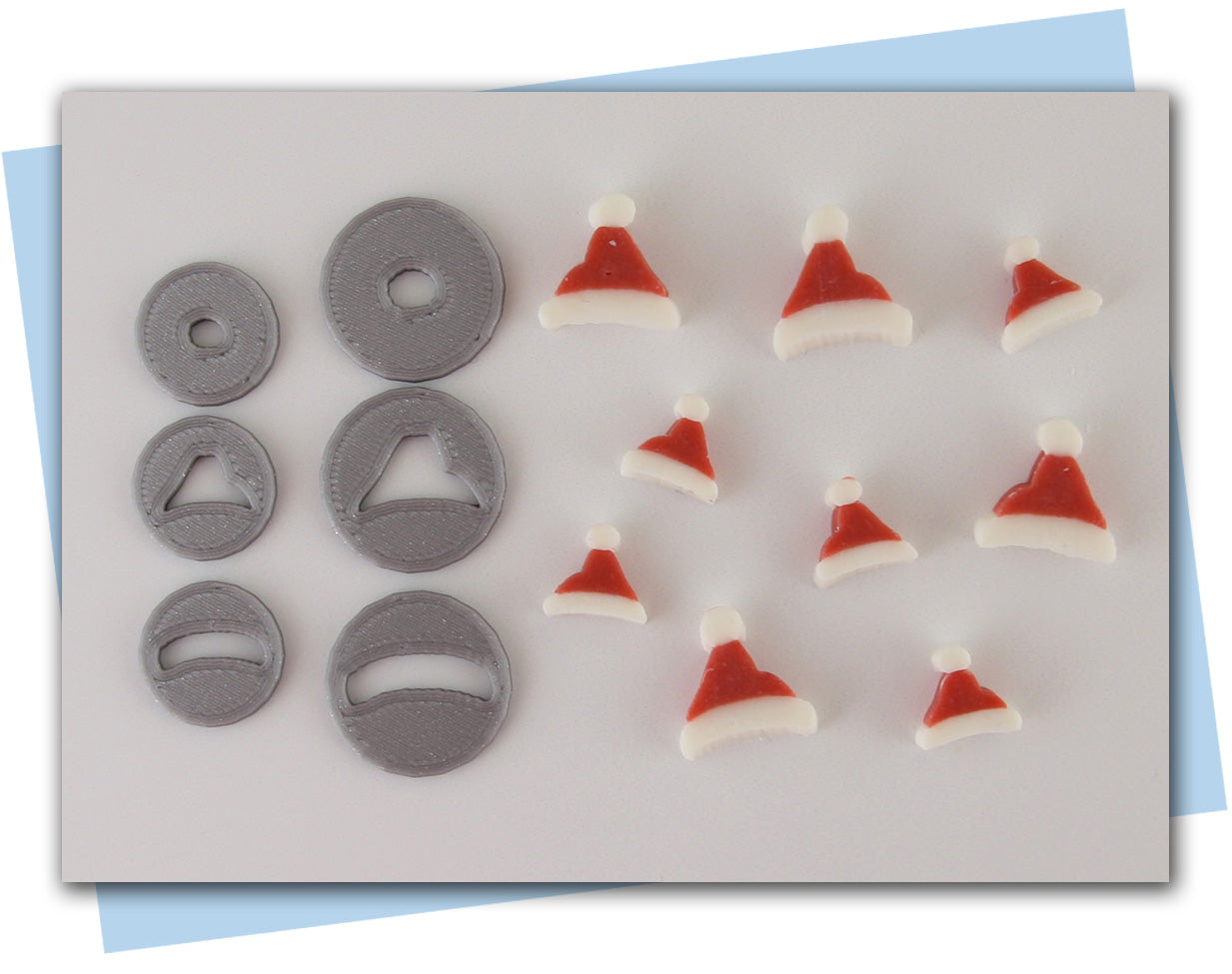 santa hat extruder discs