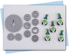 Shamrock gnome extruder discs pieces