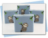bars of soap with sloth