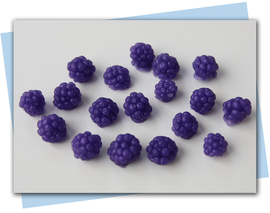 mini raspberry soap embeds
