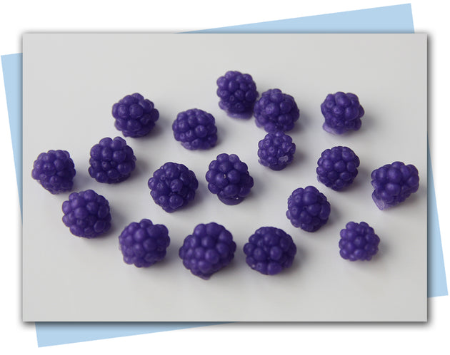 mini raspberry soap embeds