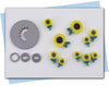 Sunflower extruder discs pieces and embeds