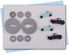easter truck with eggs extruder discs