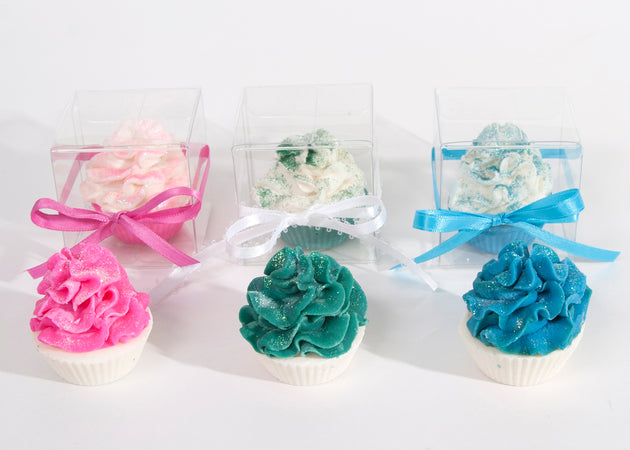 Baby Shower Favors: Cupcake Soaps