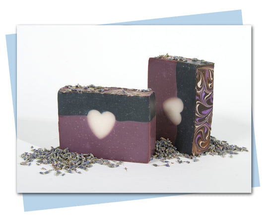 Black Amber & Lavender bars of soap