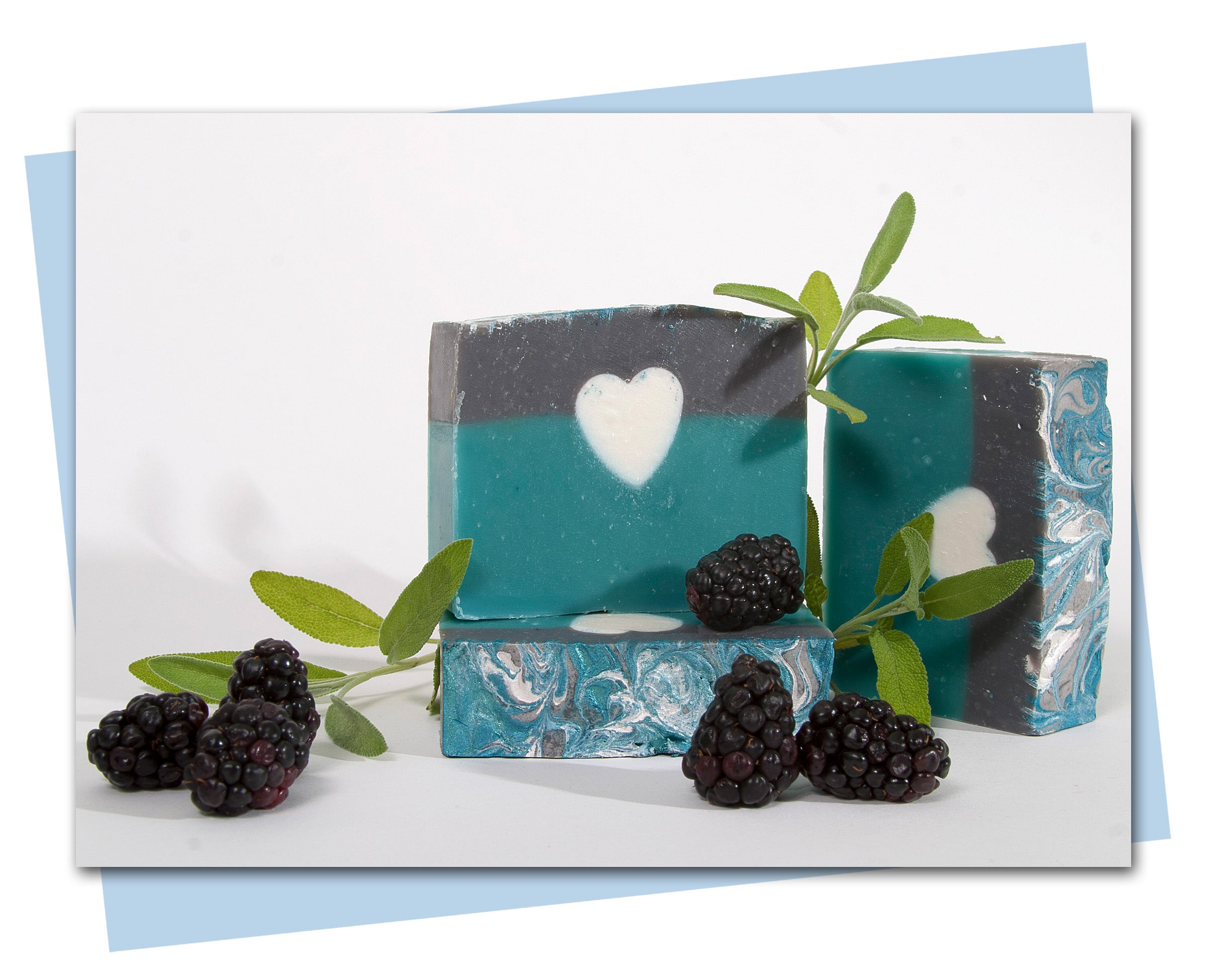 Blackberry Sage  bars of soap
