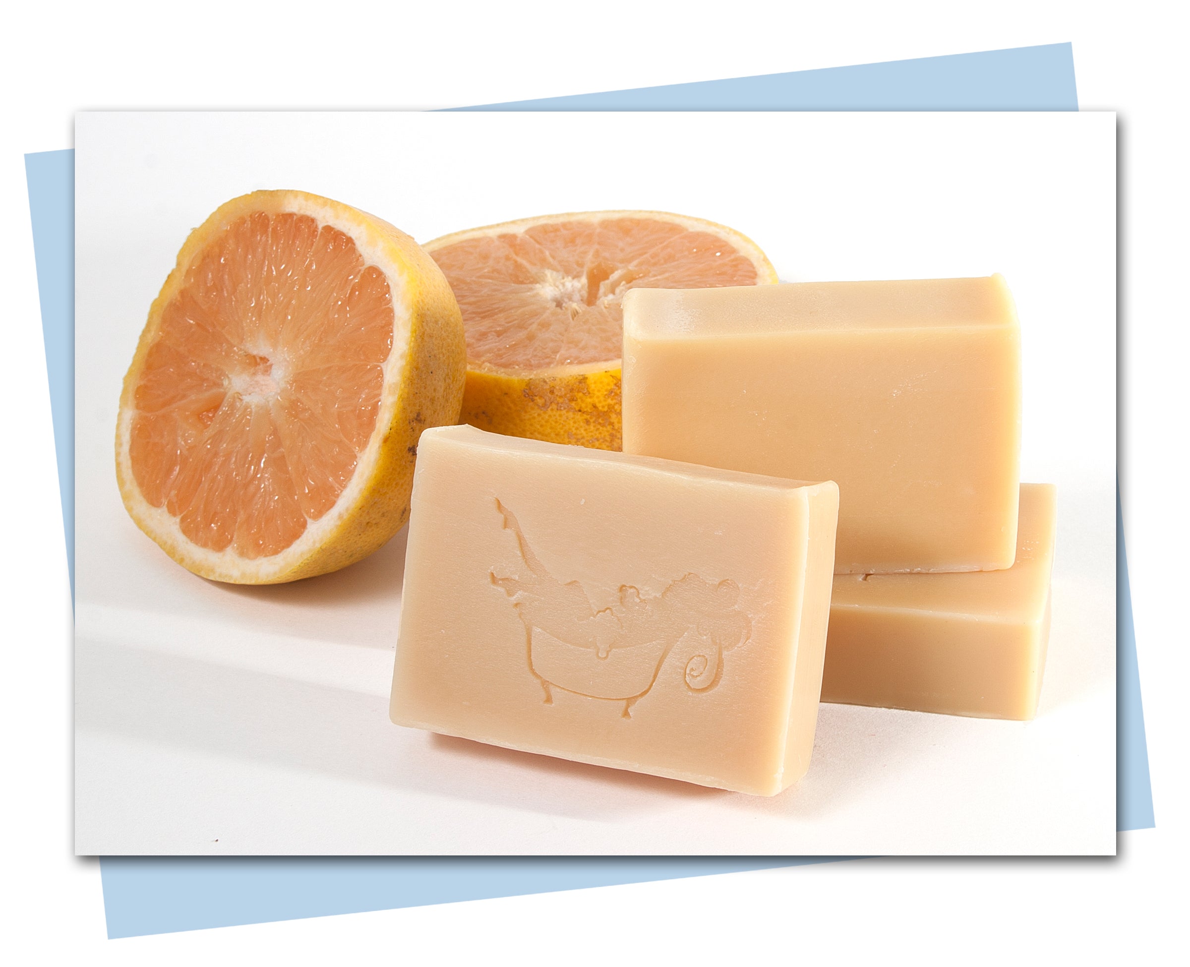 Pink Grapefruit Goat’s Milk bars of Soap