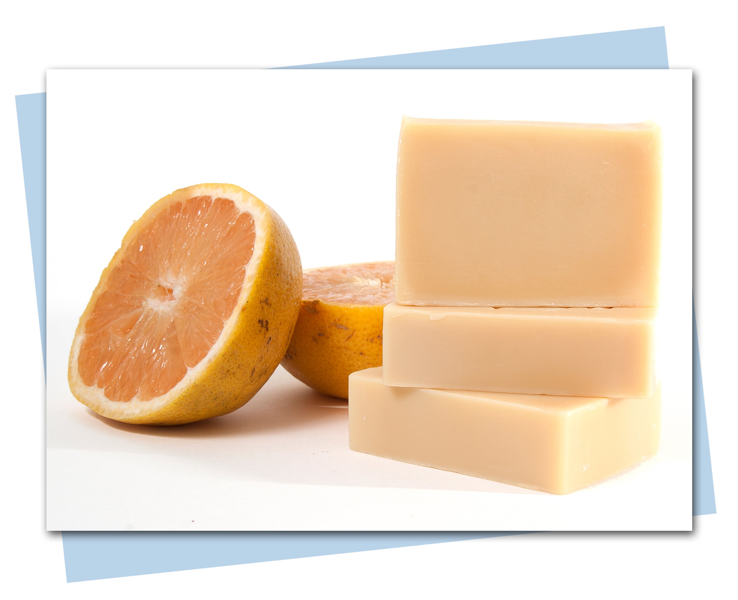 Pink Grapefruit Goat’s Milk bars of Soap