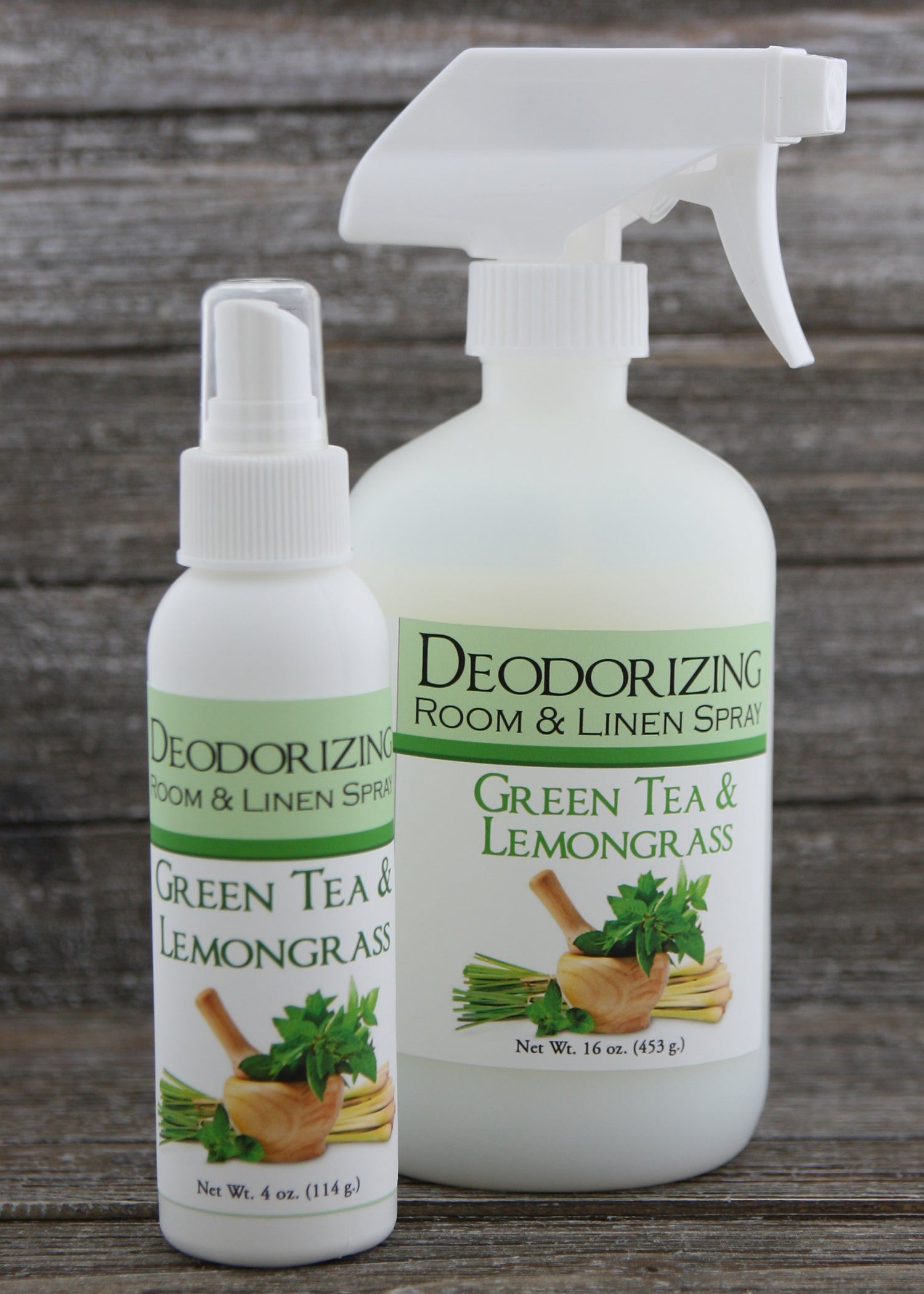Bottles of Deodorizing Room Spray