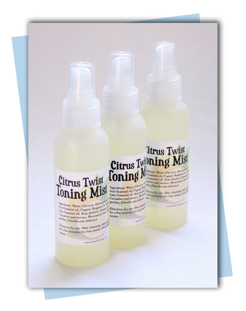 bottles of Citrus Toning Mist 